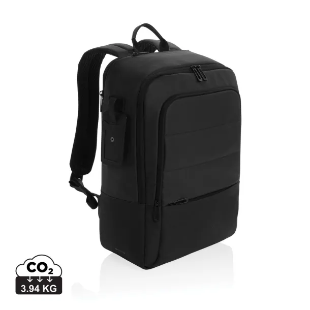  Armond AWARE™ RPET 15.6 inch laptop backpack - XD Xclusive Black 