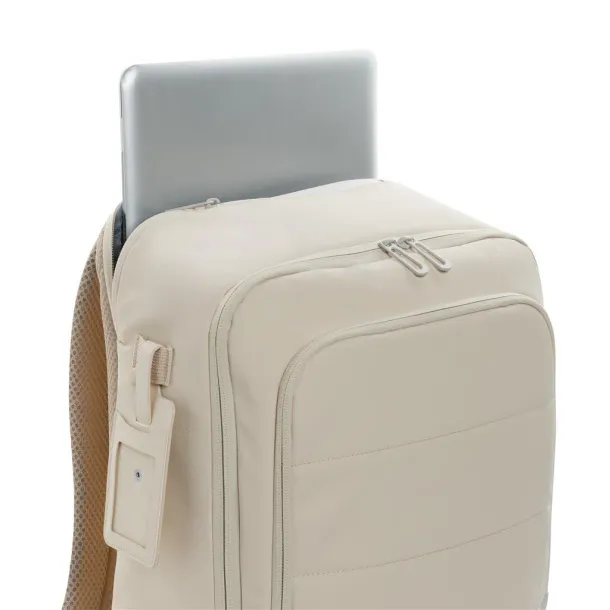  Armond AWARE™ RPET 15.6 inch laptop backpack - XD Xclusive beige