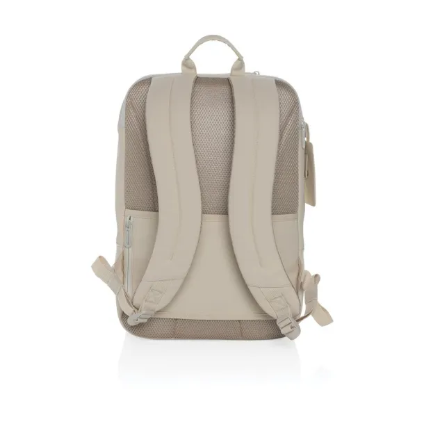  Armond AWARE™ RPET 15.6 inch laptop backpack - XD Xclusive beige
