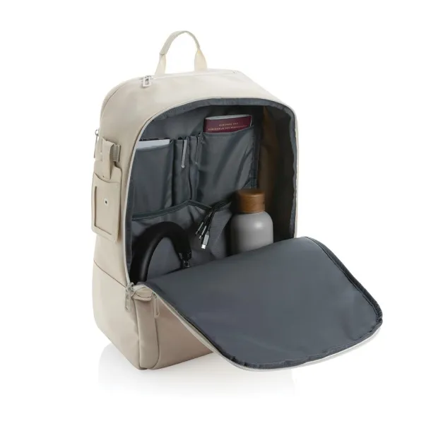  Armond AWARE™ RPET 15.6 inch laptop backpack - XD Xclusive beige