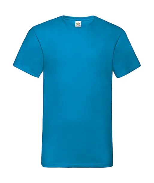  Valueweight kratka majica s V-izrezom, 165 g/m² - Fruit of the Loom Azure Blue