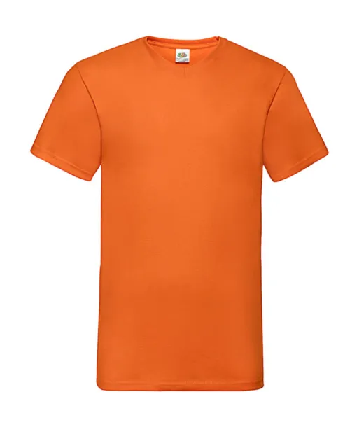  Valueweight kratka majica s V-izrezom, 165 g/m² - Fruit of the Loom Narančasta