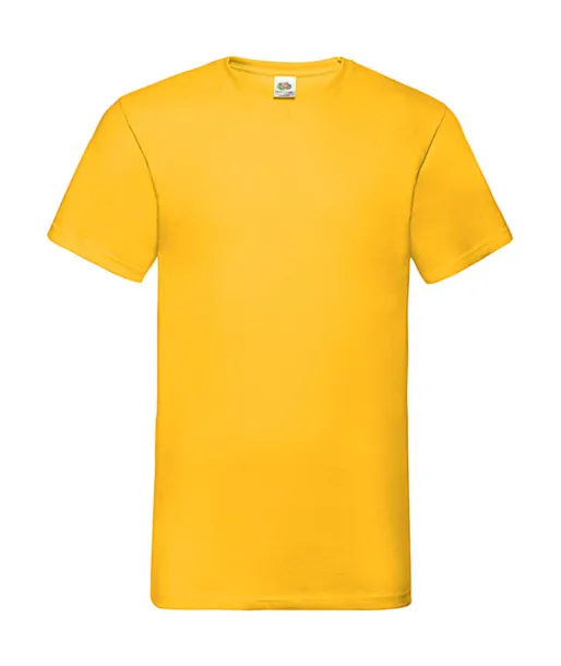  Valueweight kratka majica s V-izrezom, 165 g/m² - Fruit of the Loom Sunflower