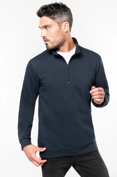  ZIP NECK SWEATSHIRT - 280 g/m² - Kariban Black