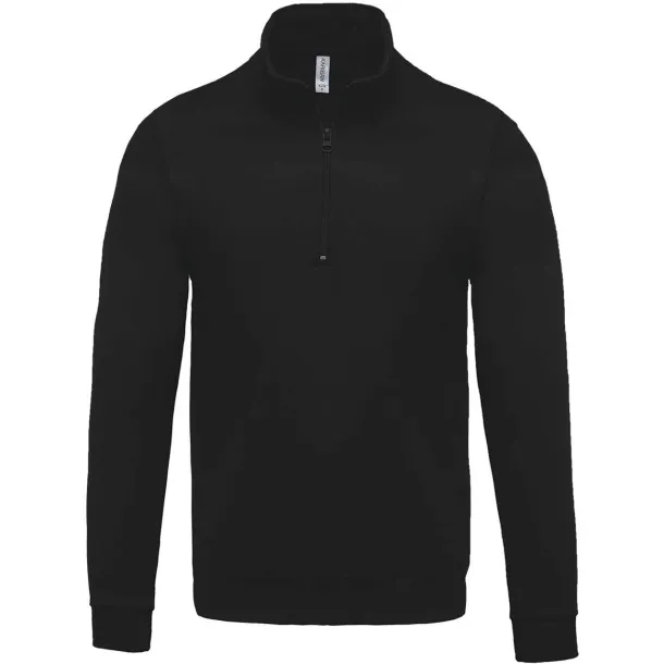  ZIP NECK SWEATSHIRT - 280 g/m² - Kariban Black