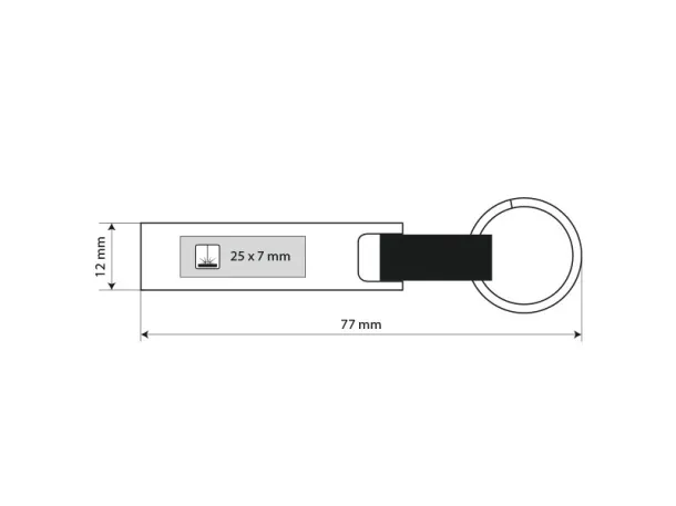 MATICS USB Flash memory - PIXO Sjajni tamni metal