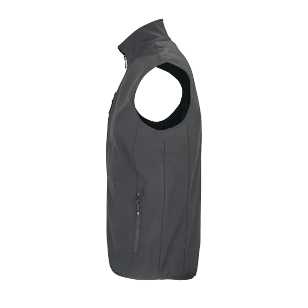  SOL'S FALCON BW muški softshell prsluk - SOL'S Charcoal Grey