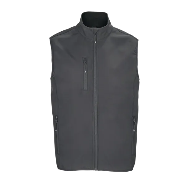  SOL'S FALCON BW muški softshell prsluk - SOL'S Charcoal Grey