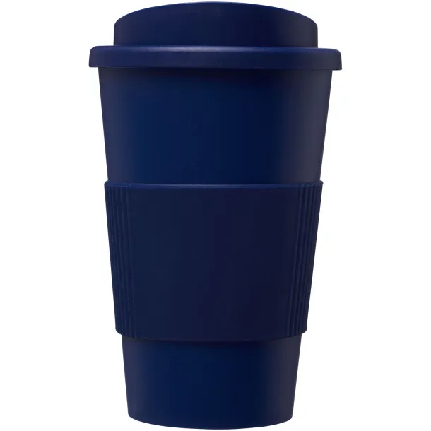 Americano® 350 ml insulated tumbler with grip Dark blue