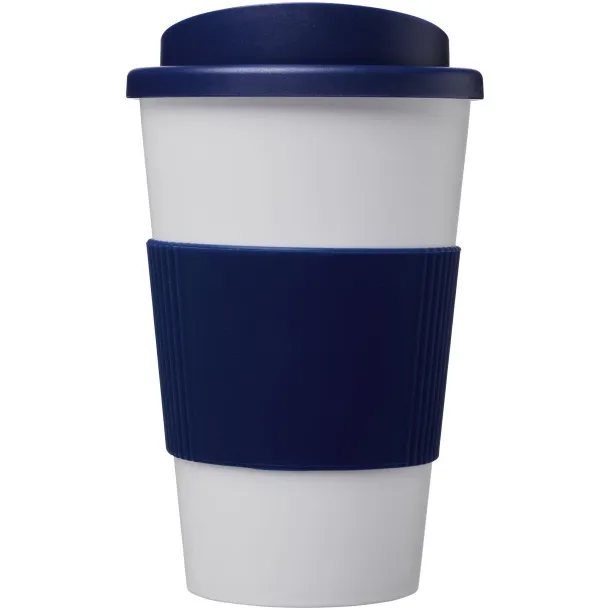 Americano® 350 ml insulated tumbler with grip Blue White