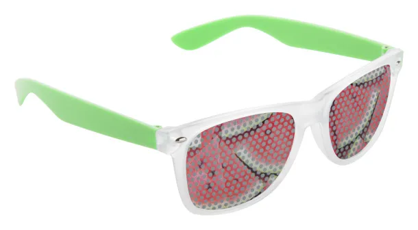 Harvey sunglasses Lime green frosted white