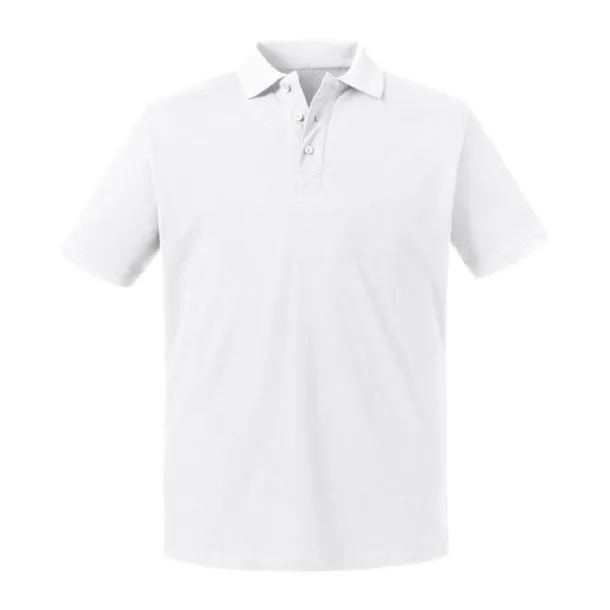  Muška polo majica od organskog pamuka, 215 g/m² - Russell Pure Organic Bijela