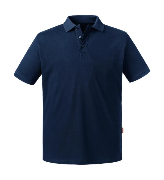  Men's Pure Organic Polo - Russell Pure Organic French Navy