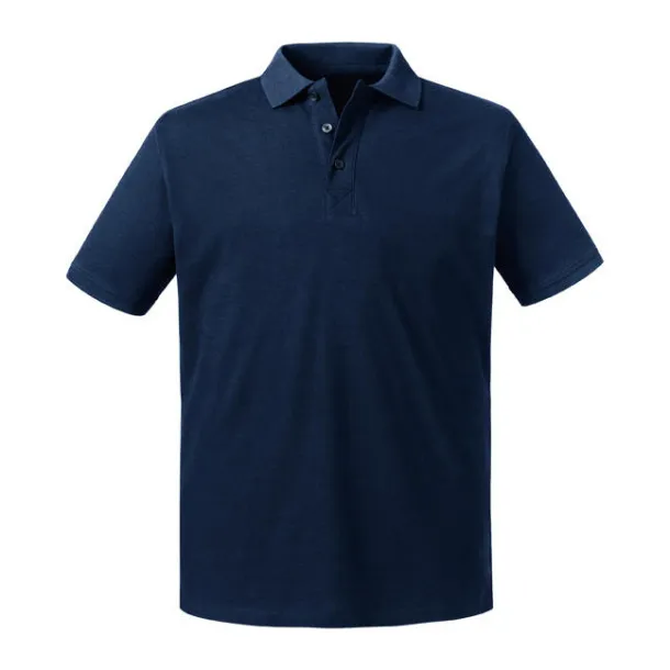  Men's Pure Organic Polo - Russell Pure Organic French Navy