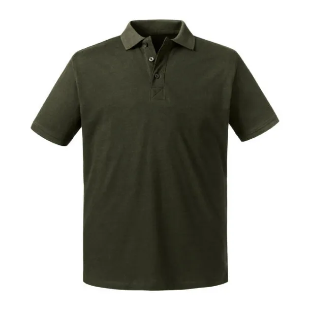  Men's Pure Organic Polo - Russell Pure Organic Dark Olive