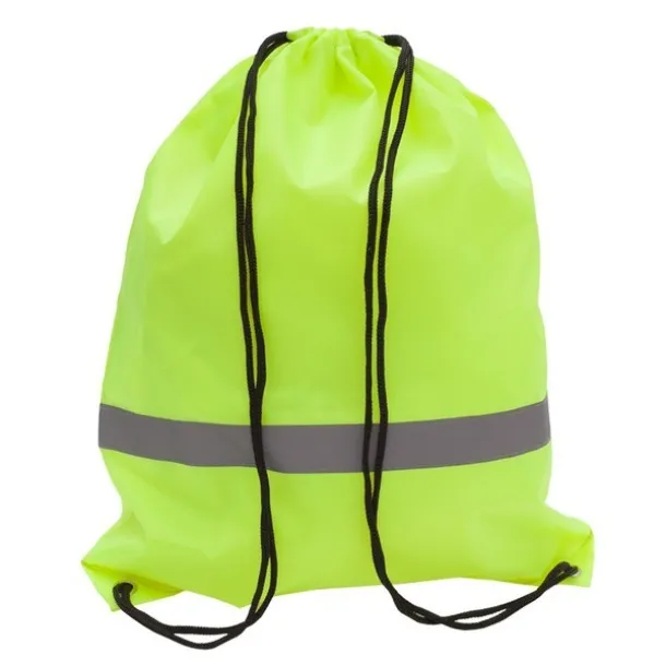 PROMO REFLECT retractable backpack with reflective strap Yellow