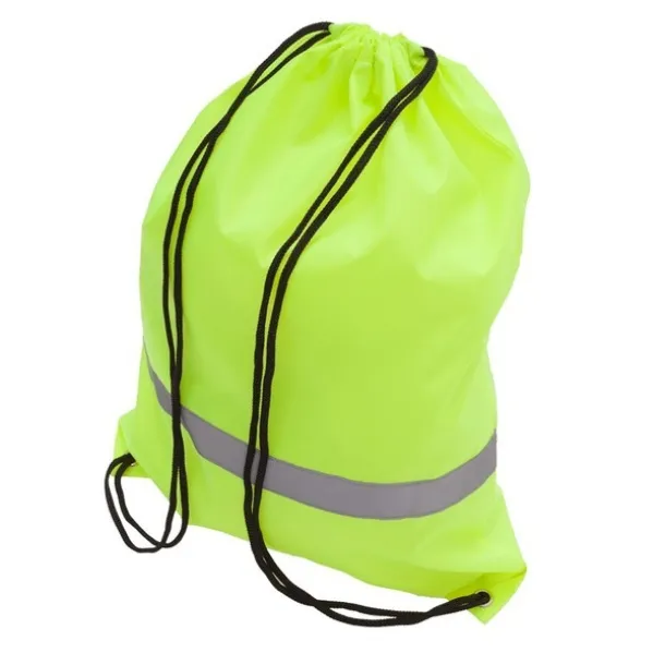 PROMO REFLECT retractable backpack with reflective strap Yellow