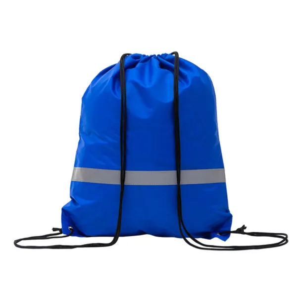 PROMO REFLECT retractable backpack with reflective strap Blue