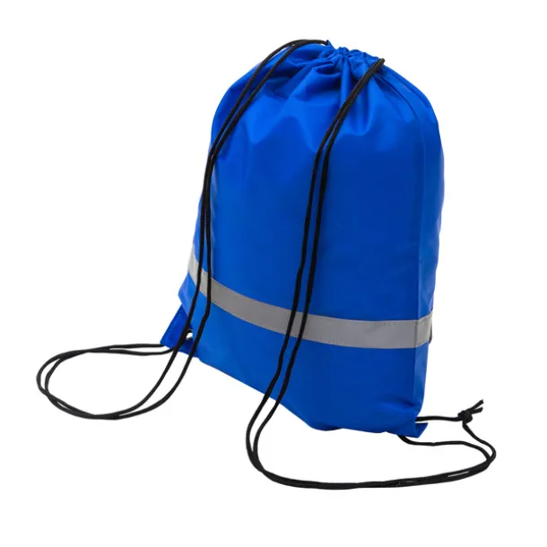 PROMO REFLECT retractable backpack with reflective strap Blue