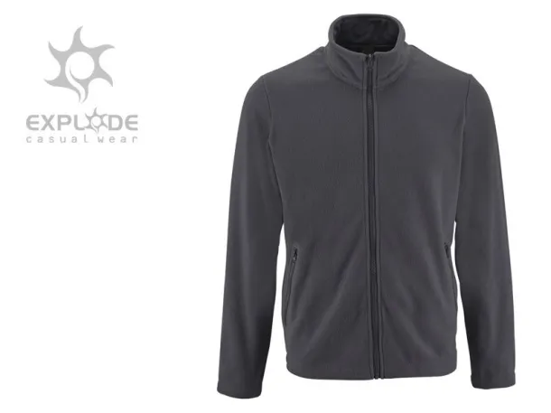 GLECHER polar fleece sweatshirt - EXPLODE Dark gray