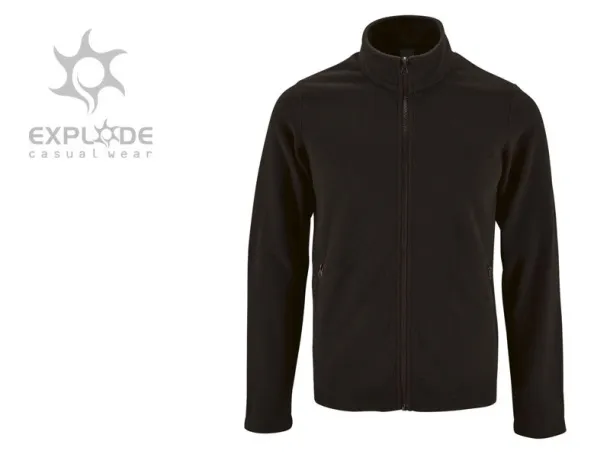 GLECHER polar fleece sweatshirt - EXPLODE Black