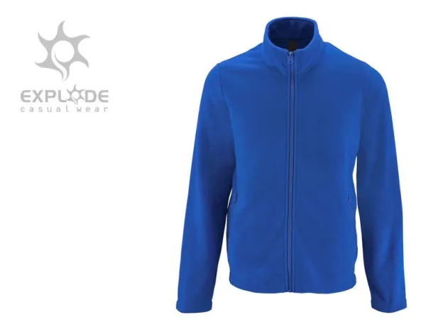 GLECHER polar fleece sweatshirt - EXPLODE Royal blue