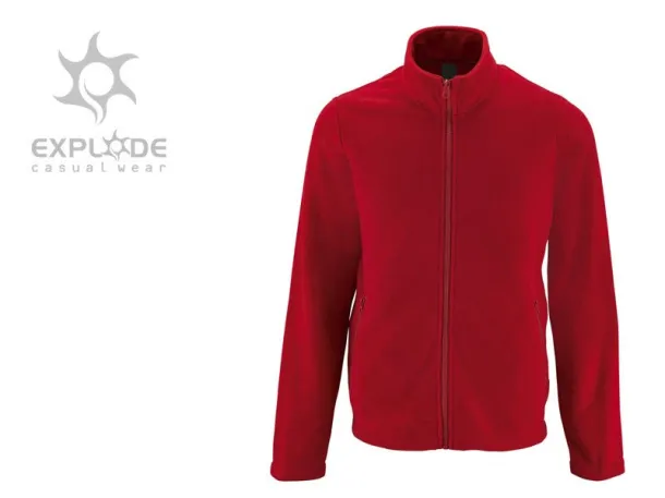 GLECHER polar fleece sweatshirt - EXPLODE Red