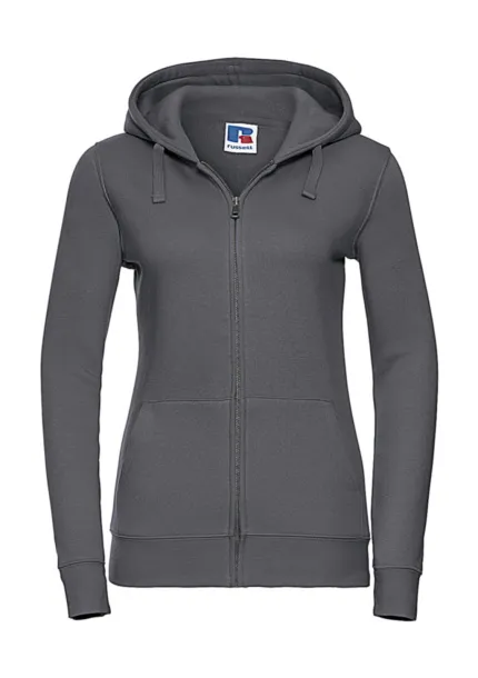 Ženski hoodie s patentnim zatvaračem, 280 g/m² - Russell  Convoy Grey