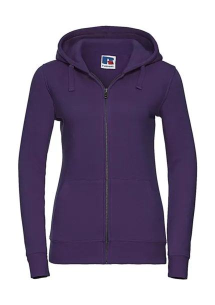  Ženski hoodie s patentnim zatvaračem, 280 g/m² - Russell  Ljubičasta
