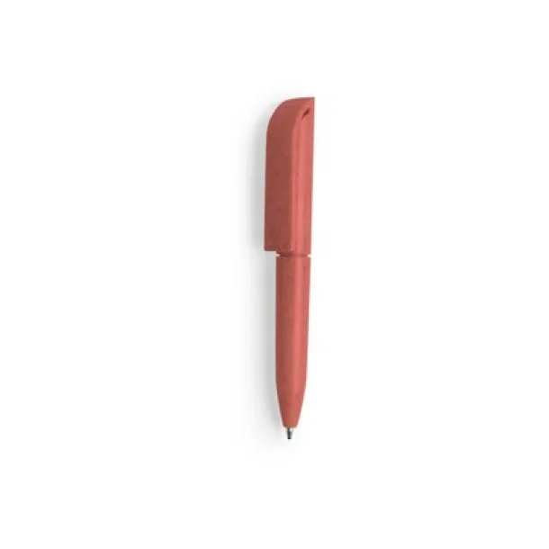  Mini wheat straw ball pen red