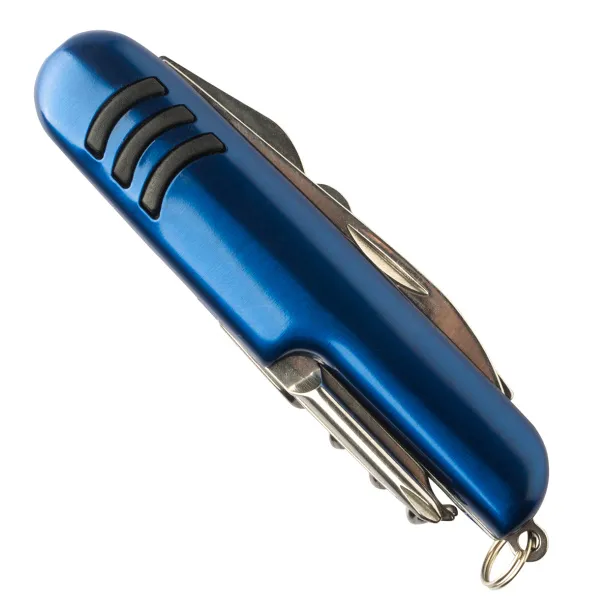 FREIBURG set of torch and pocket knife with 9 functions Blue