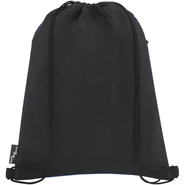 Ross RPET drawstring backpack Navy Blue