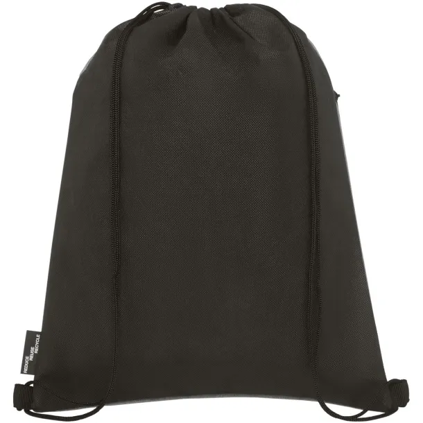 Ross RPET drawstring backpack - Unbranded Heather medium grey