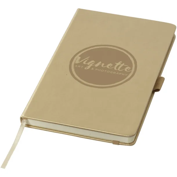 Vignette A5 hard cover notebook - JournalBooks Gold