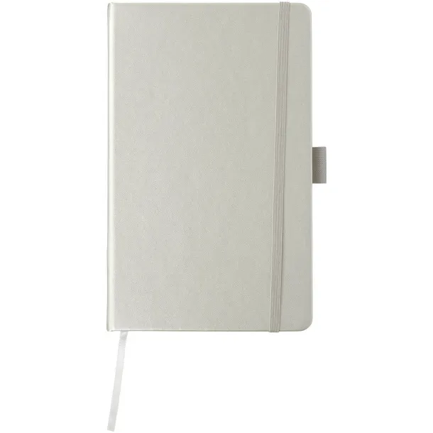 Vignette A5 hard cover notebook - JournalBooks Silver