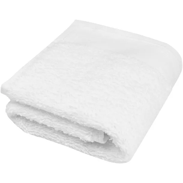 Chloe 550 g/m² cotton bath towel 30x50 cm - Seasons White