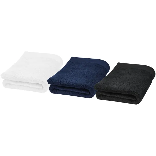 Chloe 550 g/m² cotton bath towel 30x50 cm - Seasons Navy Blue