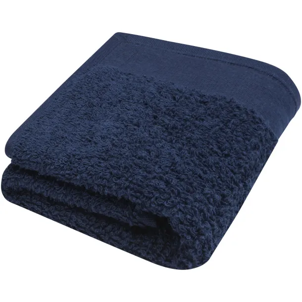 Chloe 550 g/m² cotton bath towel 30x50 cm - Seasons Navy Blue