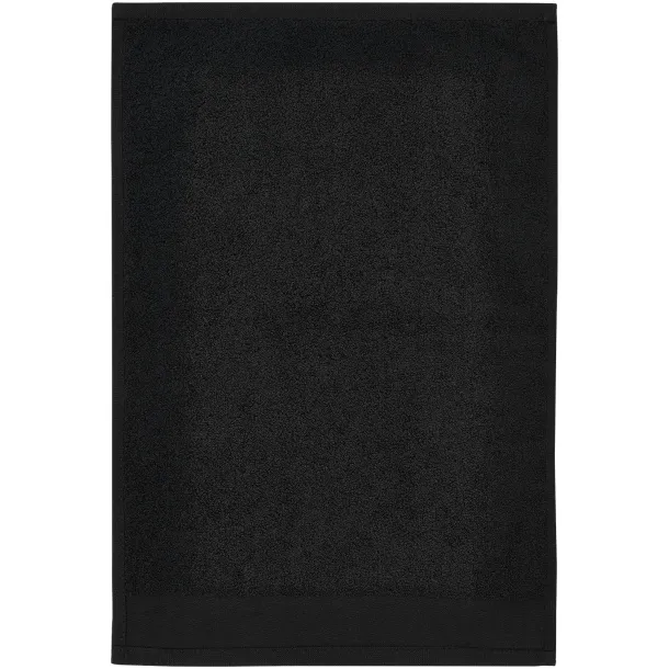 Chloe 550 g/m² cotton bath towel 30x50 cm - Seasons Solid black