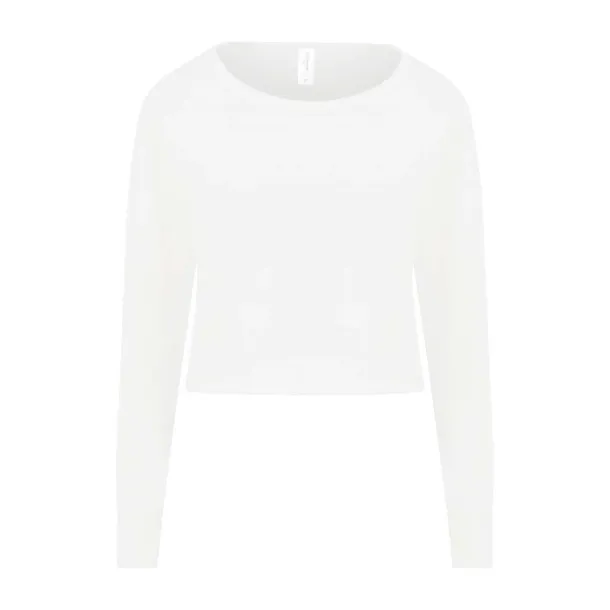  WOMEN'S CROPPED SWEAT - Just Hoods White