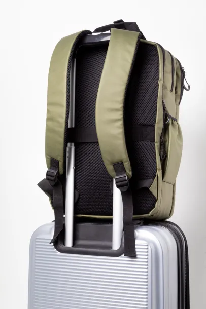 Stanford RPET ruksak, 16" Zelena