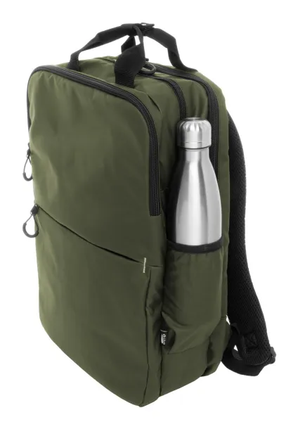 Stanford RPET ruksak, 16" Zelena