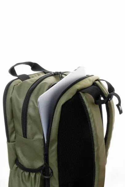 Stanford RPET ruksak, 16" Zelena