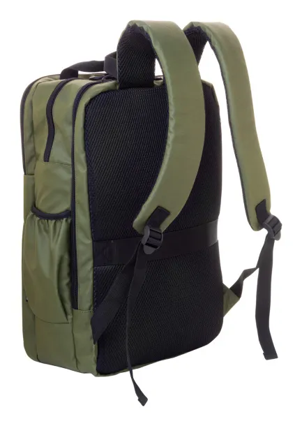Stanford RPET ruksak, 16" Zelena