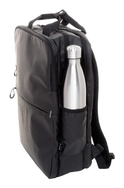 Stanford RPET ruksak, 16" Crna