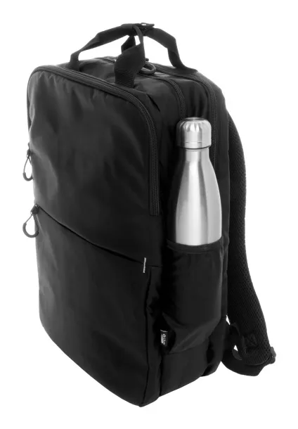 Stanford RPET ruksak, 16" Crna