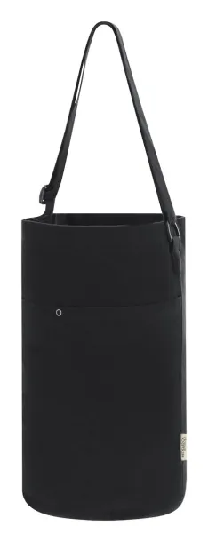 Harkal recycled cotton shoulder bag Black