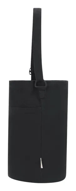 Harkal recycled cotton shoulder bag Black