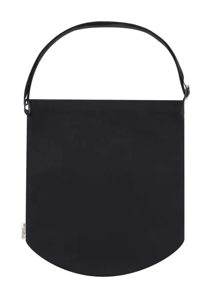 Harkal recycled cotton shoulder bag Black