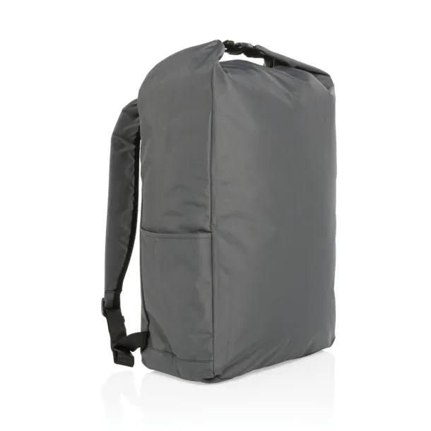  Impact AWARE™ RPET lightweight rolltop backpack - XD Collection Anthracite 